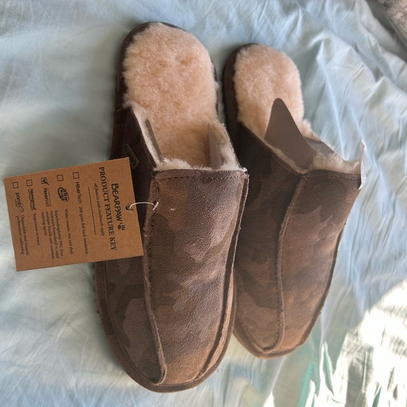 bearpaw slippers (pierre/earth camo) mens size 9 - Picture 2 of 5
